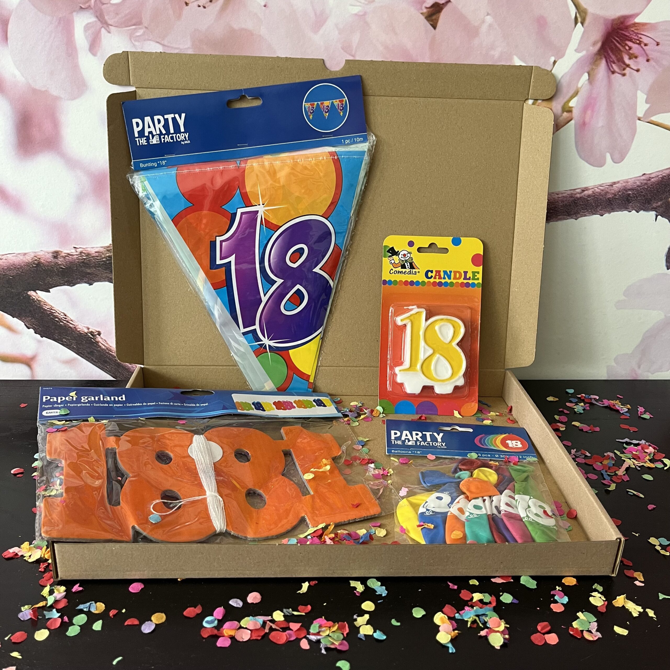 Feestpakket budget 18 jaar